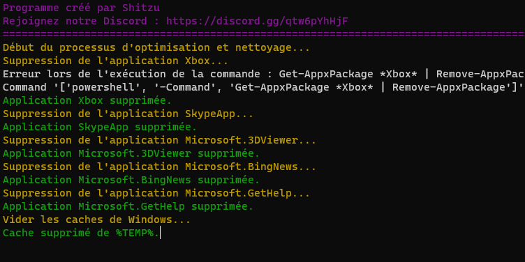 Optimisateur PC